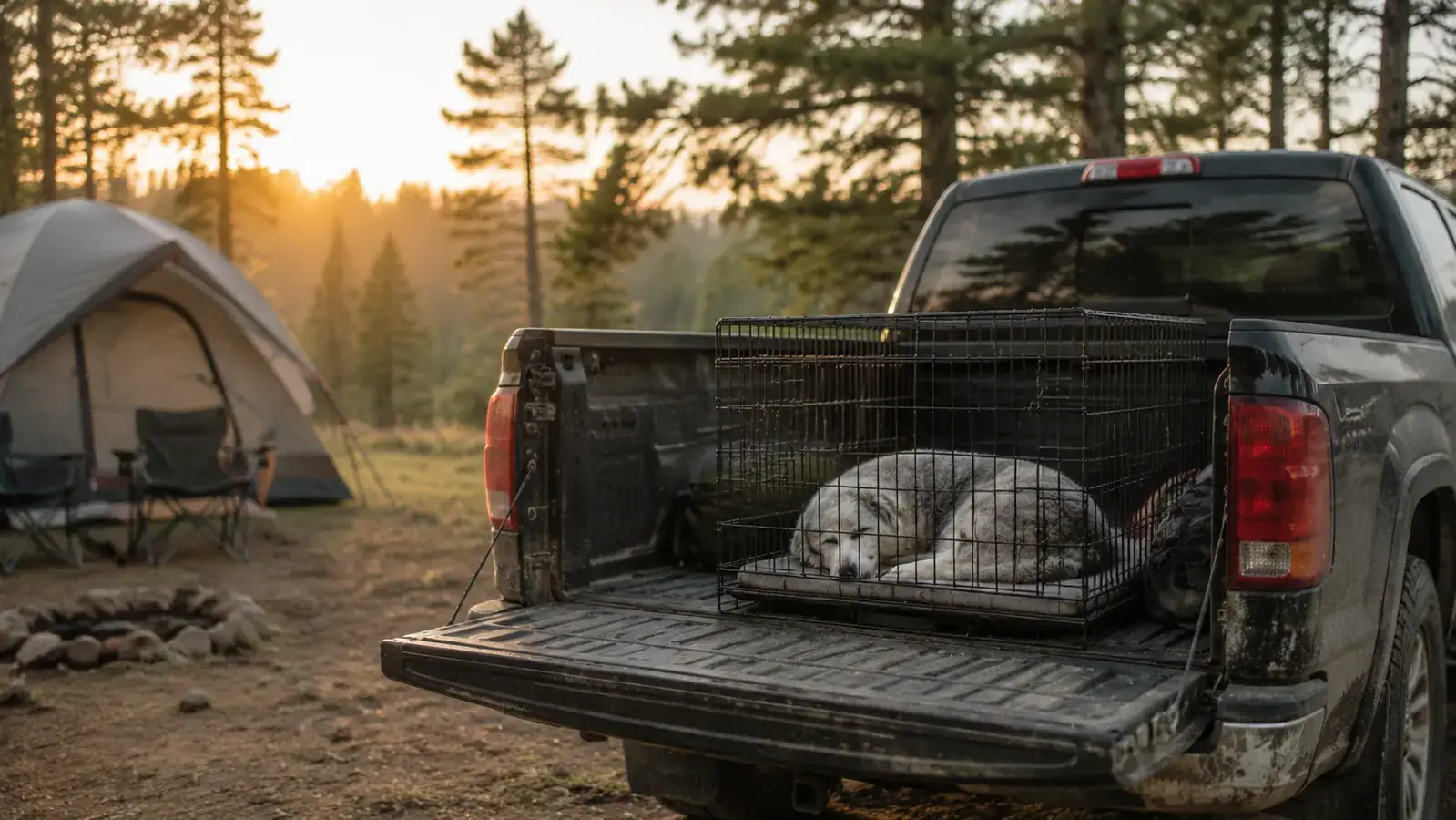 10 Reasons a Wire Dog Crate Makes Truck and Camp Travel Easier