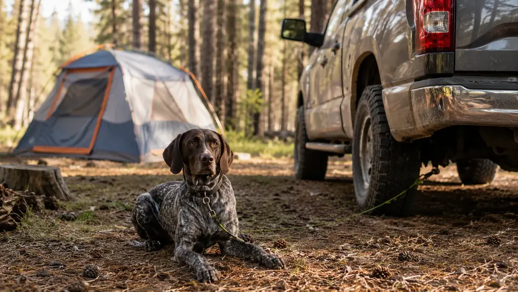 10 Reasons to Carry a Dog Tie-Out on Camping Trips