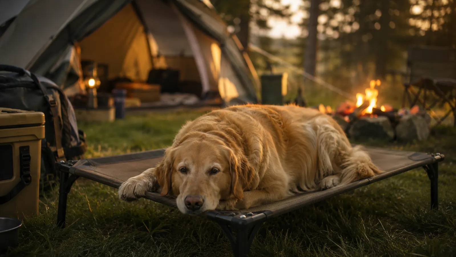 10 Reasons Your Dog Needs an Elevated Bed at Camp (Not a Cushion)