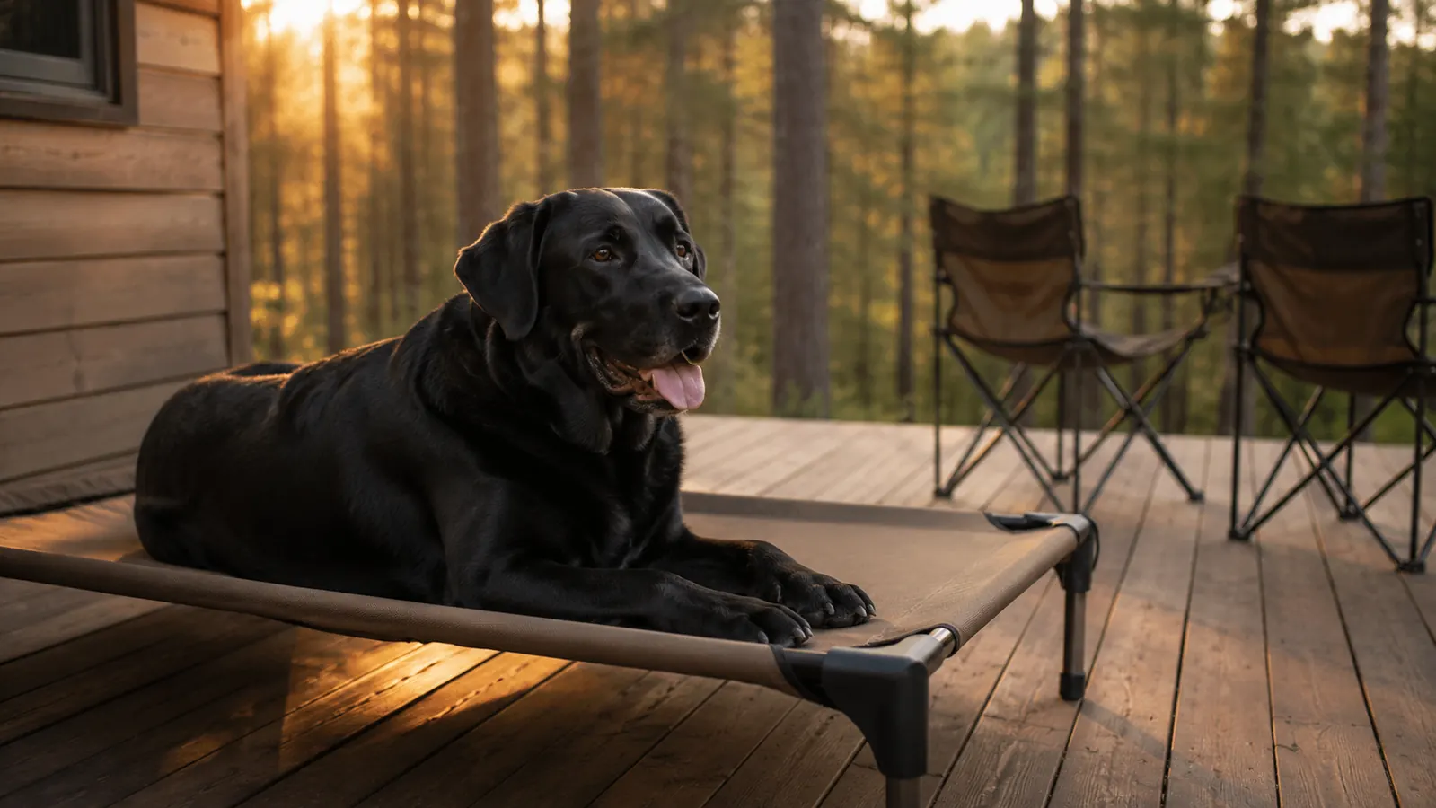 Coolaroo Elevated Dog Bed Review: Two Summers of Camp and Deck Duty