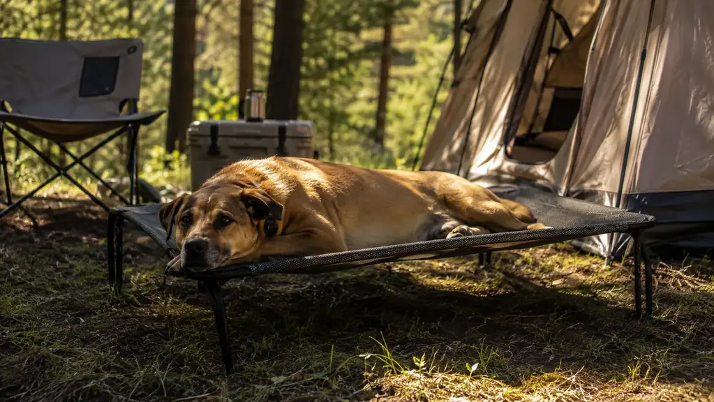 How to Choose an Outdoor Dog Bed for Camping: Frame, Fabric, and Fit