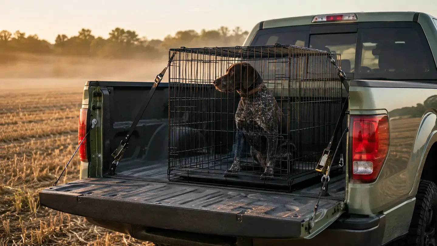 How to Crate Train a Hunting Dog for Truck and Camp Life: Step by Step